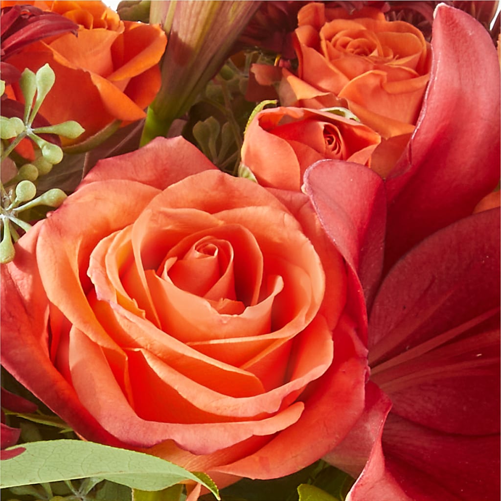 Crimson Leaves Bouquet –  More Than Flowers, Jackson MS
