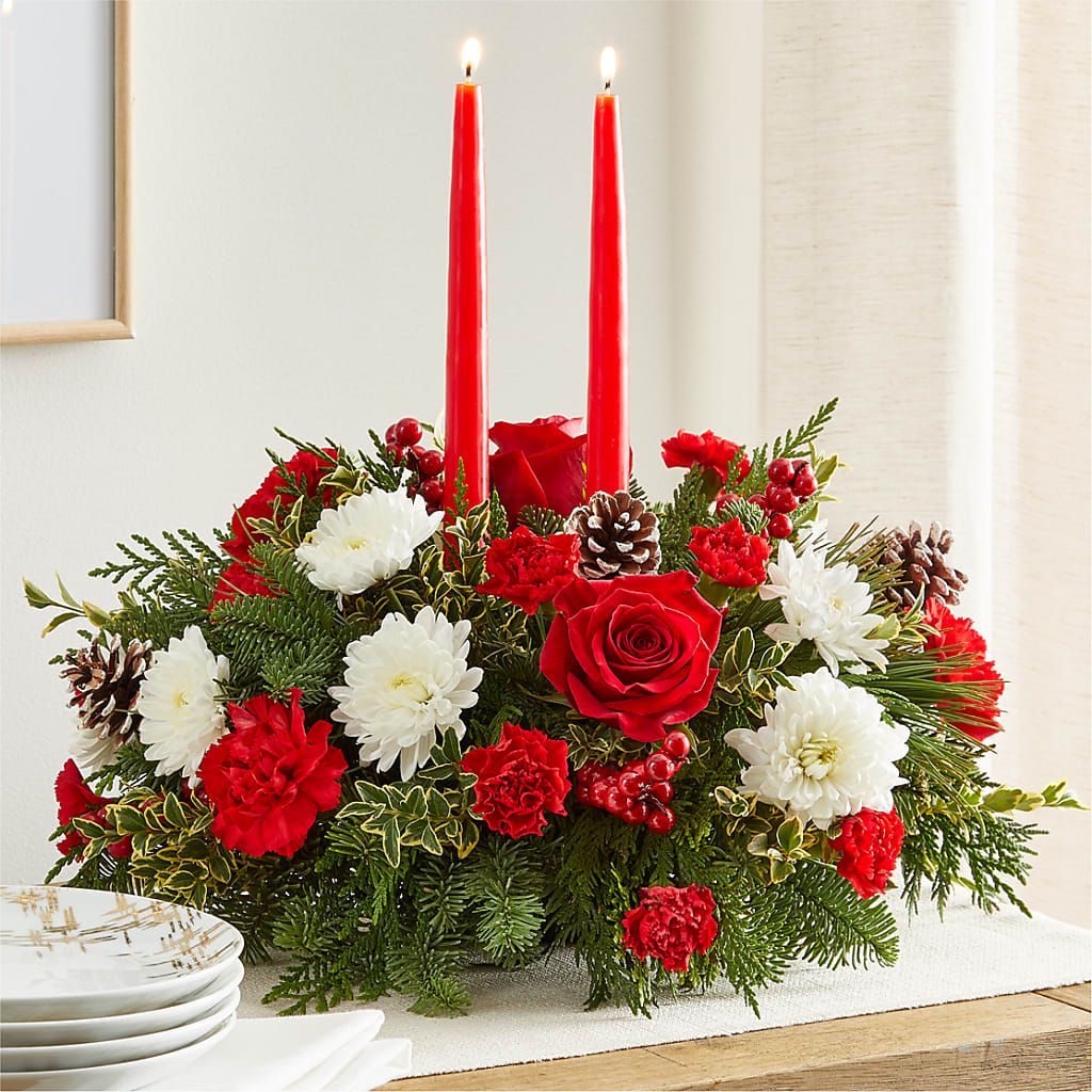 Holiday Soiree Centerpiece –  More Than Flowers, Jackson MS