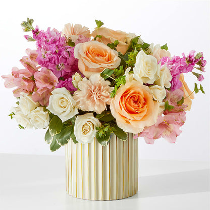 Paradise Bouquet with Ivory Vase –  More Than Flowers, Jackson MS
