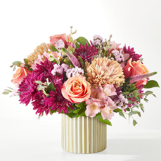 Berry Cobbler Bouquet with Ivory Vase –  More Than Flowers, Jackson MS
