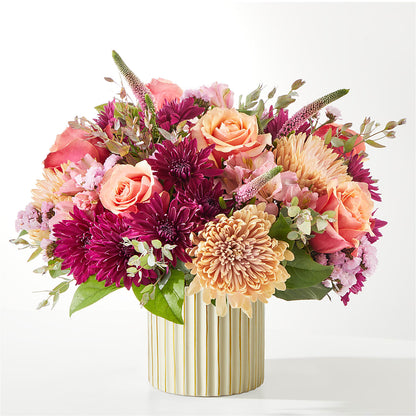 Berry Cobbler Bouquet with Ivory Vase –  More Than Flowers, Jackson MS