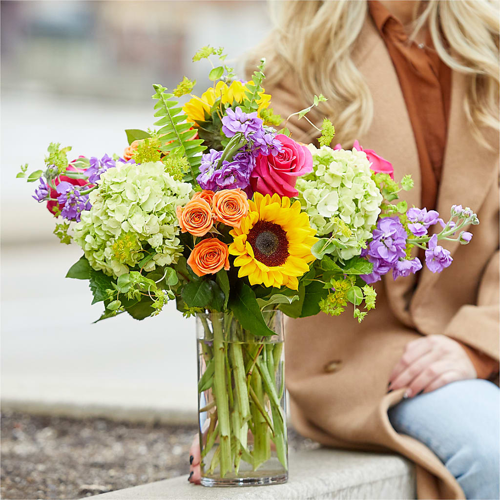 Vibrant Greetings Bouquet –  More Than Flowers, Jackson MS