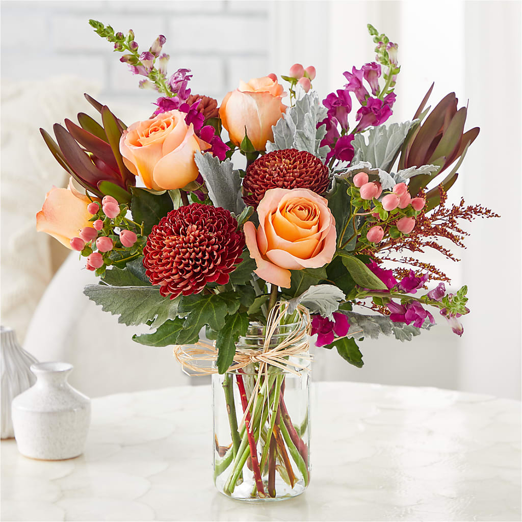 Moody Hues Bouquet –  More Than Flowers, Jackson MS