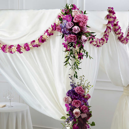 Color & Light Chuppah Decor –  More Than Flowers, Jackson MS